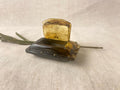 Antique Horn Snuff Box - Brass Studded - Early 19th Century Georgian Regency