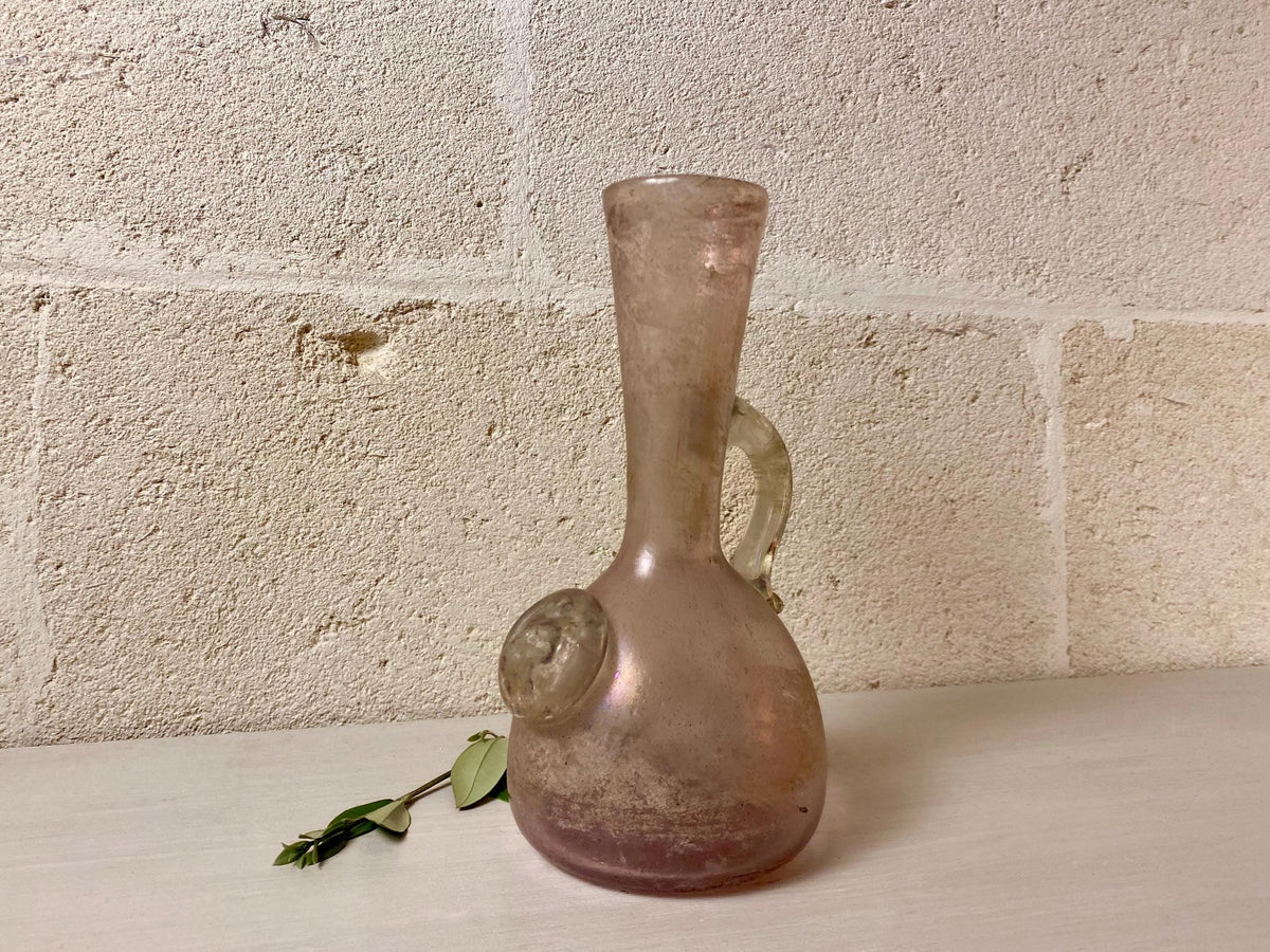Carafe en verre d'art Murano Scavo – Seguso Vetri d’Arte, style italien « excavé » du milieu du siècle