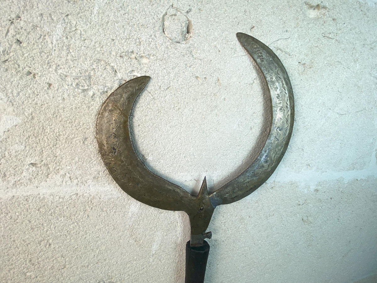 Antique Congo KONDA Byongi Ceremonial Blade - Forged Iron Ethnographic Art Object