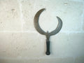Antique Congo KONDA Byongi Ceremonial Blade - Forged Iron Ethnographic Art Object