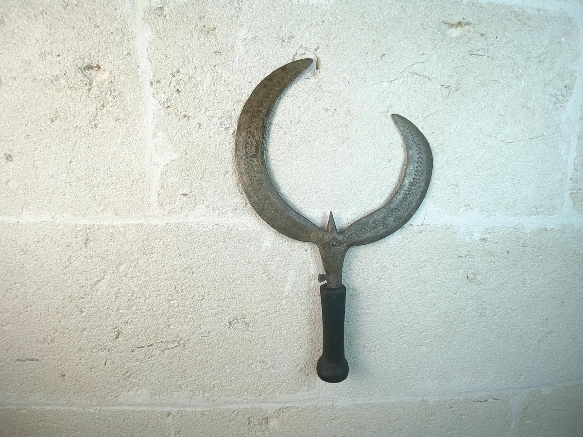 Antique Congo KONDA Byongi Ceremonial Blade - Forged Iron Ethnographic Art Object
