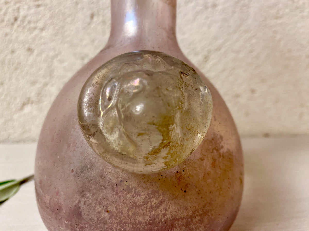 Carafe en verre d'art Murano Scavo – Seguso Vetri d’Arte, style italien « excavé » du milieu du siècle
