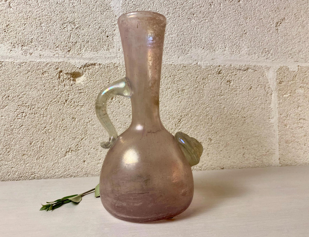 Carafe en verre d'art Murano Scavo – Seguso Vetri d’Arte, style italien « excavé » du milieu du siècle