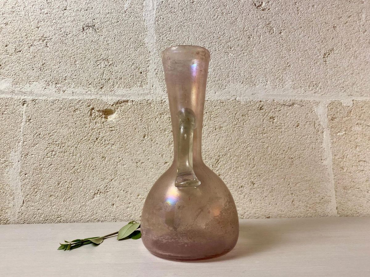 Carafe en verre d'art Murano Scavo – Seguso Vetri d’Arte, style italien « excavé » du milieu du siècle