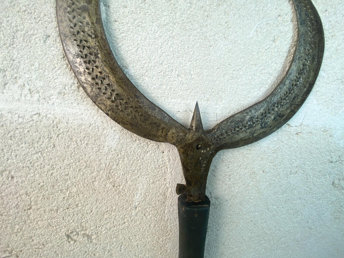 Antique Congo KONDA Byongi Ceremonial Blade - Forged Iron Ethnographic Art Object