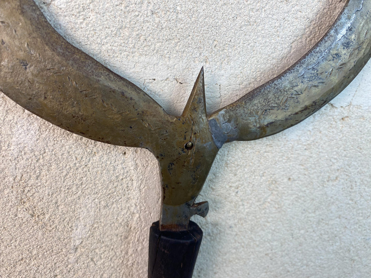 Antique Congo KONDA Byongi Ceremonial Blade - Forged Iron Ethnographic Art Object