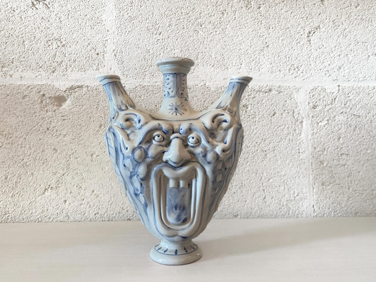 Hand-Painted Mancioli ‘Collezione Medicea’ Grotesque Vase - Limited Edition Replica of a Renaissance Florentine Original