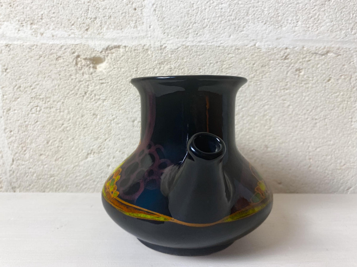 Vintage Italian Art Pottery Pitcher- signed Verzolini, 1970s