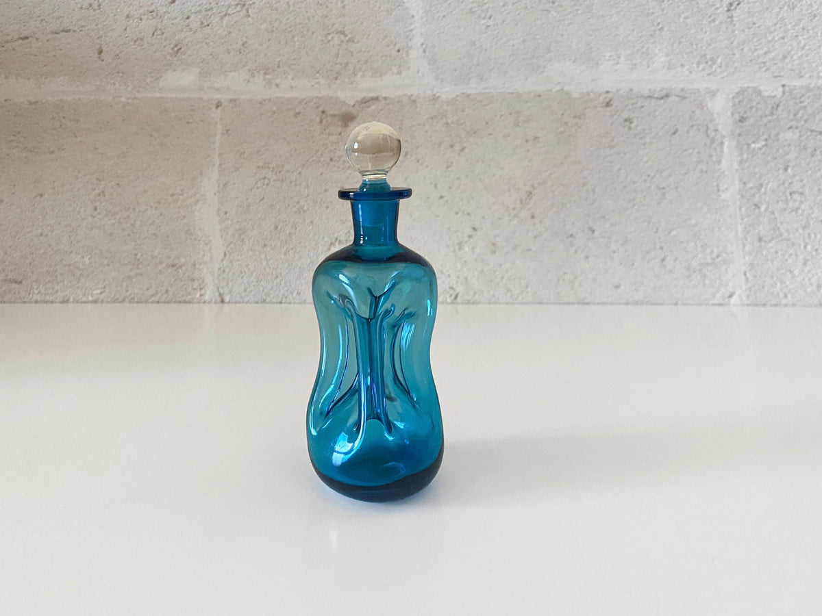 Carafe en verre soufflé à la bouche Holmegaard Kluk Kluk, Jacob E. Bang, 17 cm