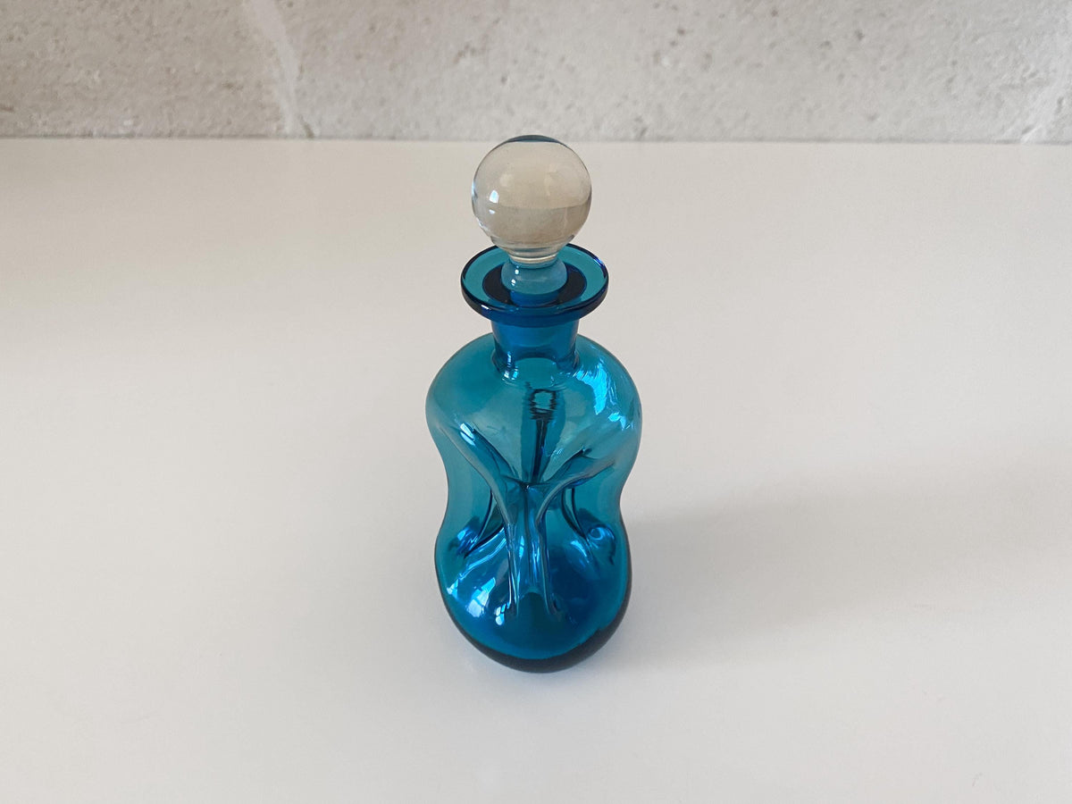 Carafe en verre soufflé à la bouche Holmegaard Kluk Kluk, Jacob E. Bang, 17 cm