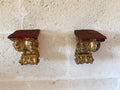 18th Century Italian Giltwood Corbels, Baroque Rococo Ecclesiastical Decor