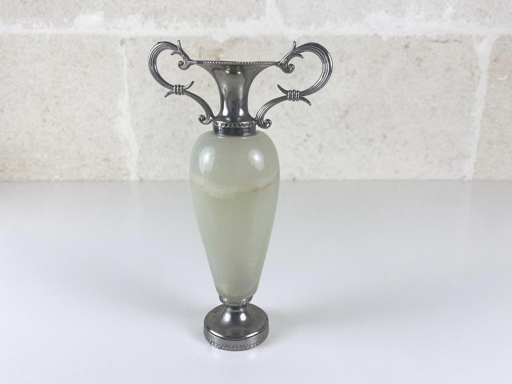 Ánforas y jarra de ónix italiano vintage: elija su propia vasija de piedra tallada a mano
