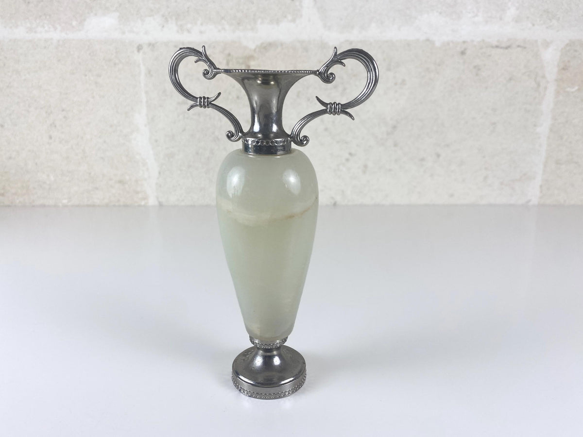 Ánforas y jarra de ónix italiano vintage: elija su propia vasija de piedra tallada a mano